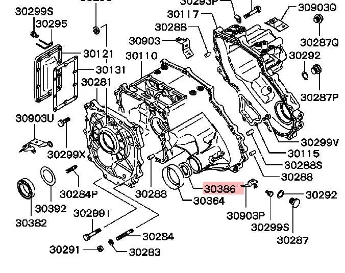 PAJERO V20V30V40V70V60 M/T OIL SEAL,T/F FRONT OUTPUT SHAFT MD712012 Original 15Z 36 52 10 AE