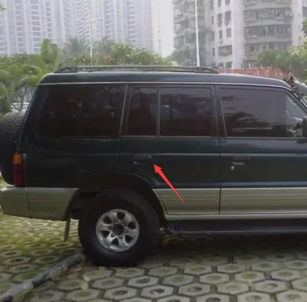 PAJERO2 V20V30V40W HANDLE,DOOR OUTSIDE MR156875 MR156876 MR156877 MR156878 BRIGHT BLACK
