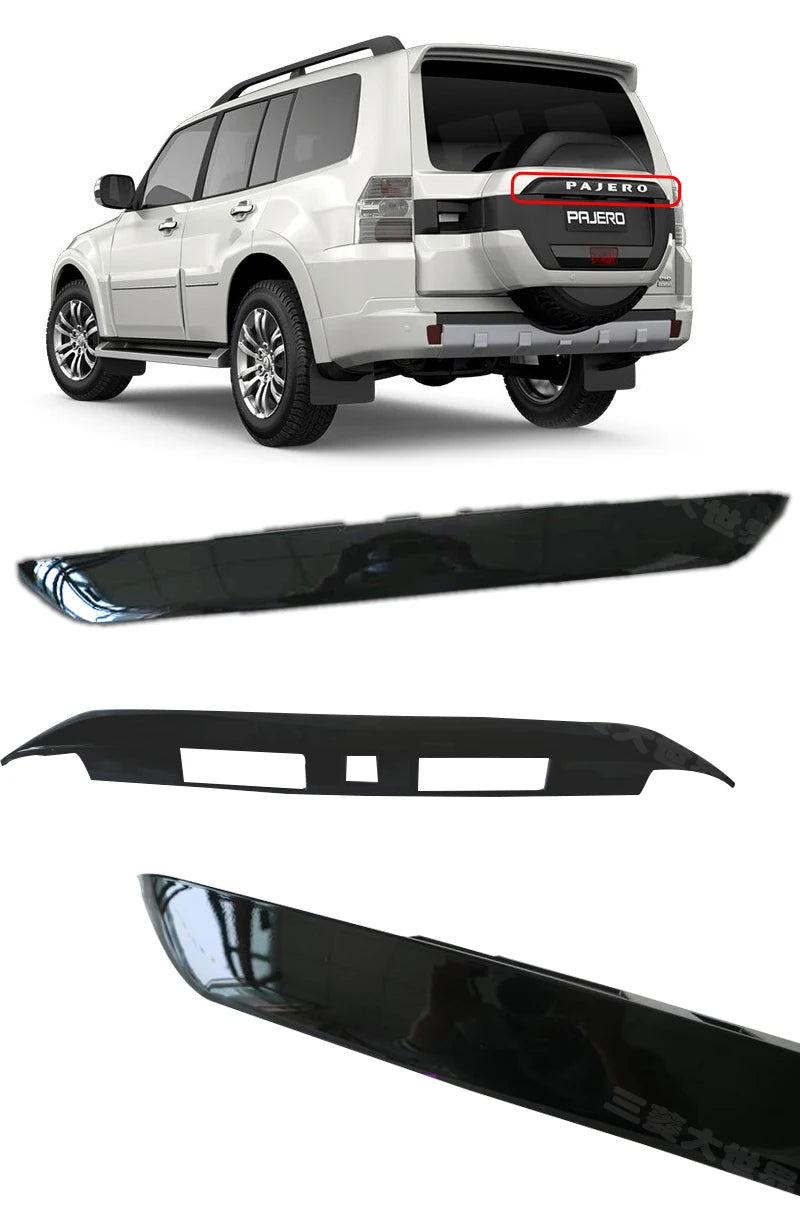 PAJERO V80V90W GARNISH,BACK DOOR LICENSE PLATE,UPR 6430A275XA 6430A274XA 2018-2020