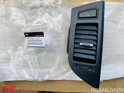 PAJERO V93V97V87 AIR OUTLET,INSTRUMENT PANEL,LH LEFT WITH HAZARD WARNING LAMP SWITCH,8030A368XA MY2008-2014 BLACK GENUINE