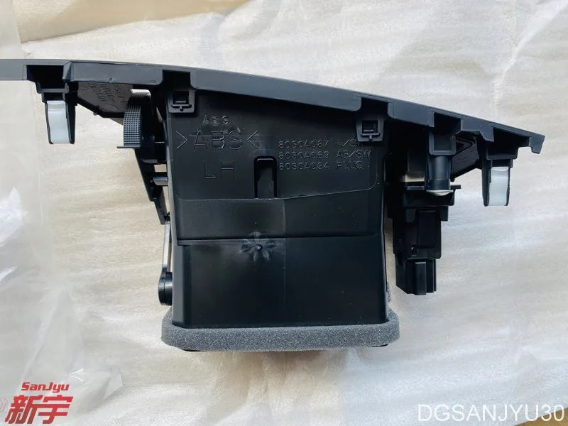 PAJERO V93V97V87 AIR OUTLET,INSTRUMENT PANEL,LH LEFT WITH HAZARD WARNING LAMP SWITCH,8030A368XA MY2008-2014 BLACK GENUINE
