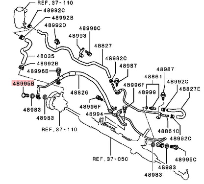 OUTLANDER CU0W CW0W  LANCER CK CJ CS CY PAJERO3 V70EYEBOLT,P/S OIL LINE 16X30 MR491471