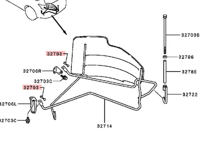 OUTLANDER3 PIN SPARE TIRE CARRIER MB844379
