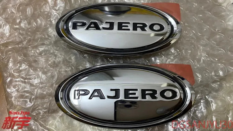 PAJERO3 V70V60 FRONT FENDER  PAJERO MARK LOGO CHROME
