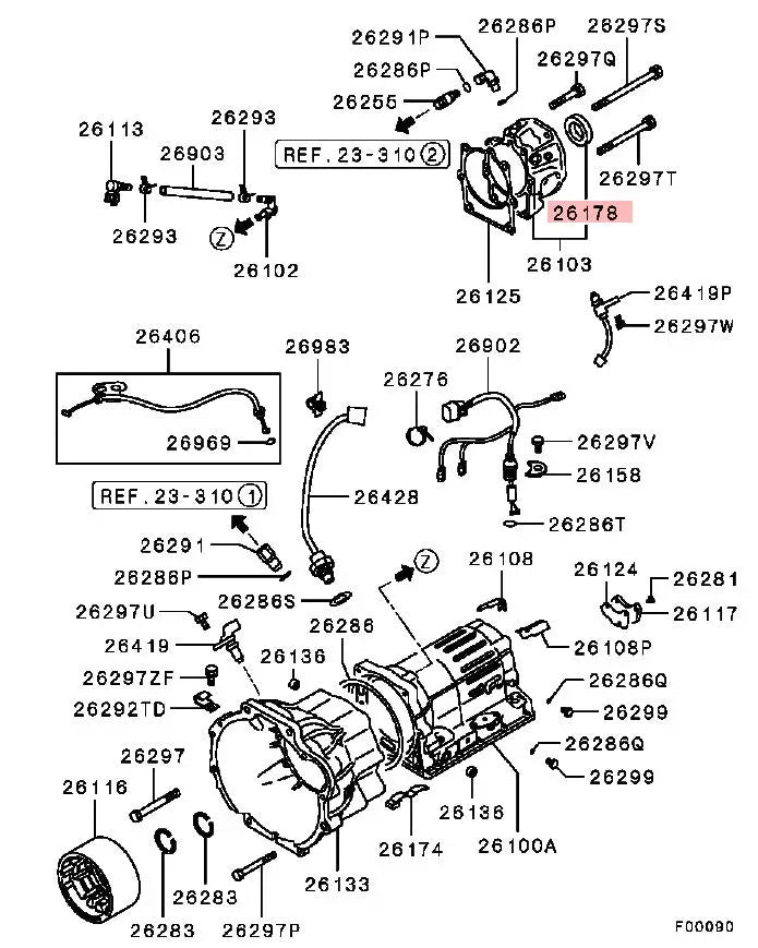 PAJERO IO H77W PAJERO V33V45V98V88W OIL SEAL,A/T EXTENSION HOUSING MD609235