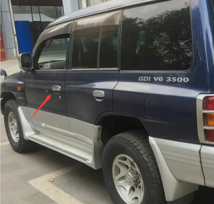 PAJERO2 V20V30V40W HANDLE,DOOR OUTSIDE MR156875 MR156876 MR156877 MR156878 BRIGHT BLACK