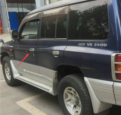 PAJERO2 V20V30V40W HANDLE,DOOR OUTSIDE MR156875 MR156876 MR156877 MR156878 BRIGHT BLACK