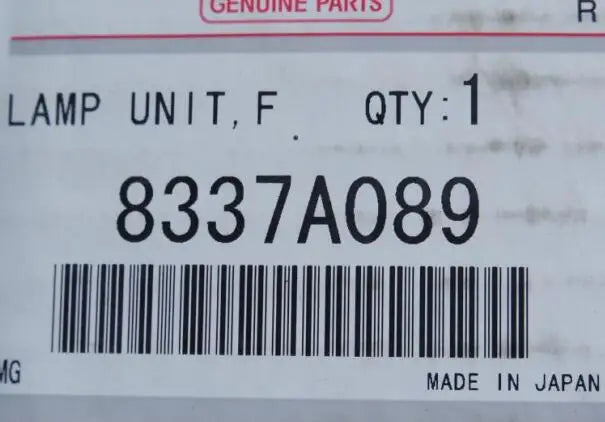 PAJERO4 V90WV80W  LAMP UNIT,FOG,REAR 8337A089