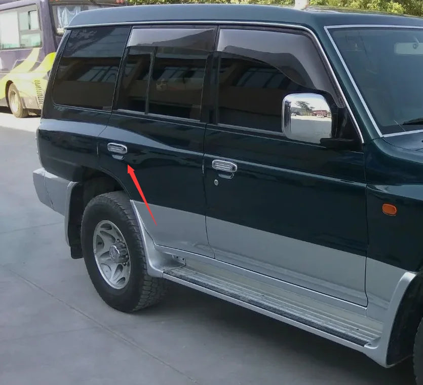 PAJERO2 V20V30V40W HANDLE,DOOR OUTSIDE MR156875 MR156876 MR156877 MR156878 BRIGHT BLACK