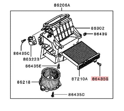 PAJERO V80V90 AIR REFRESHER SCREW MB899699 Original