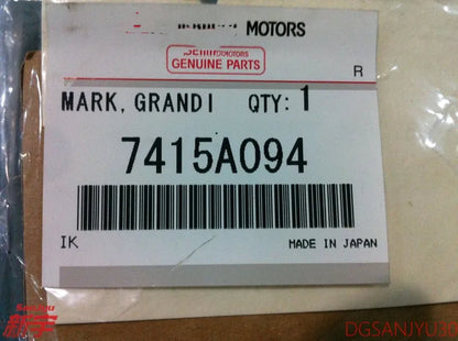 MARK,GRANDIS CHROME 7415A094 GENUINE