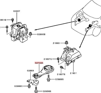 Outlander ECLIPSECROSS ROD ASSY,ENG ROLL STOPPER 1092A229