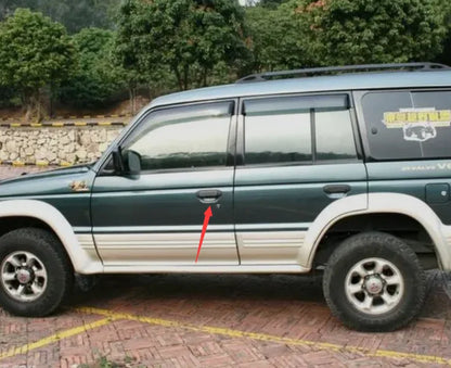 PAJERO2 V20V30V40W HANDLE,DOOR OUTSIDE MR156875 MR156876 MR156877 MR156878 BRIGHT BLACK