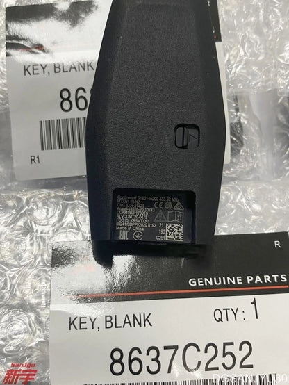 OUTLANDER4 GM0W KEY,KEYLESS OPERATION BLANK 3SWITCH 8637C252 Opening and closing the door remote control