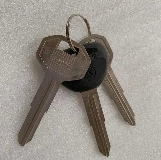 PAJERO V30W V20W KEY3 Straight iron key 3pcs