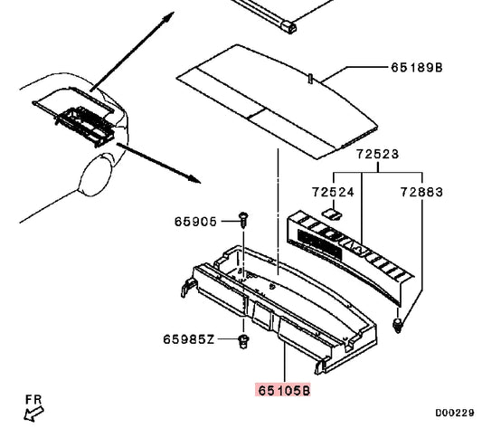 OUTLANDER3 GFGG0W LID,CARGO FLOOR BOX 7PERSONS