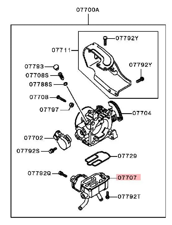 PAJERO V31V11W VALVE,FAST IDLE AIR MD614946