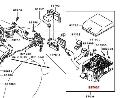 Outlander3 BOX ASSY,RELAY, 2013-2021