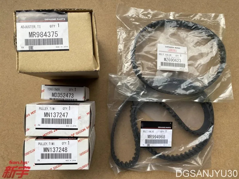 GRANDIS GALANT OUTLANDER 4G69ENGINE TIMING BELT ADJUSTE PULLEY TENSIONER MR994968 MR984375 MN137247 MN137248 MD352473 MR984778